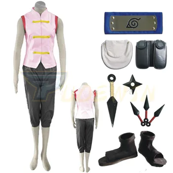 

Anime Naruto Shippuden Tenten 1st Cosplay Costume Full Set