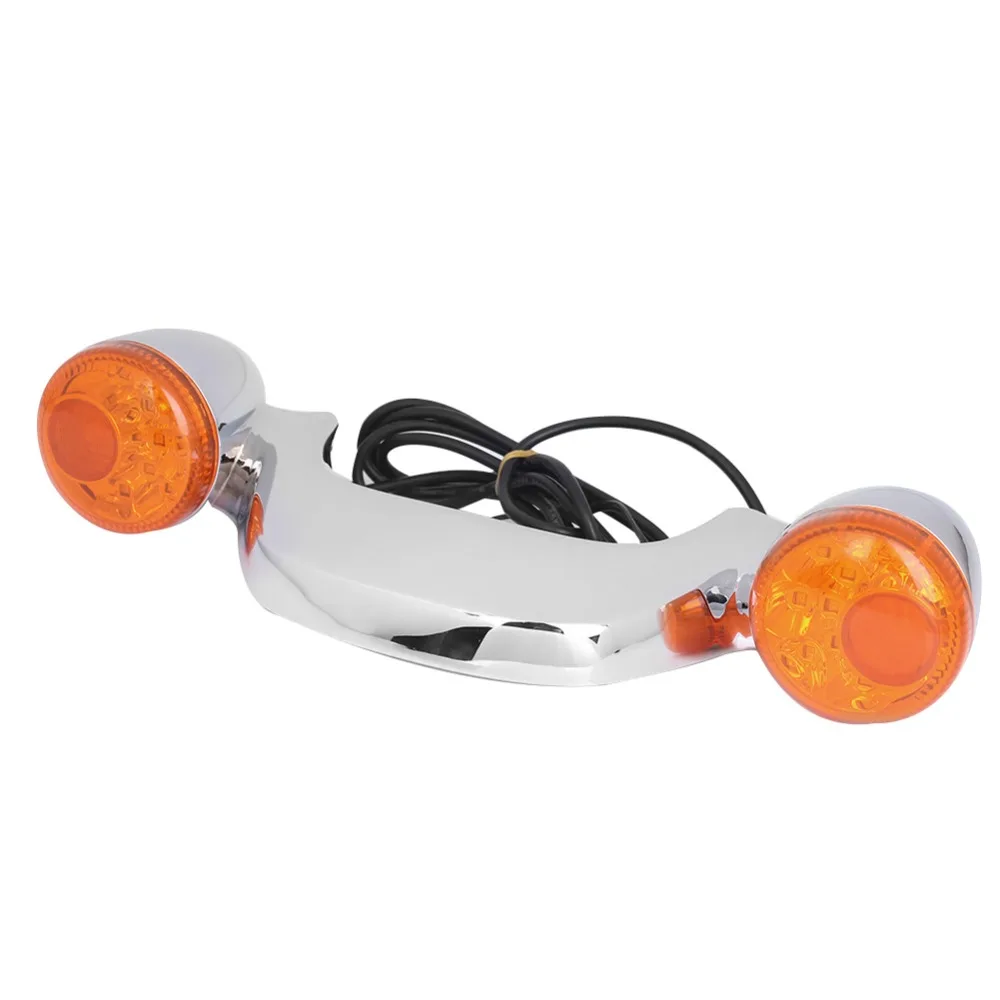 

Cafe Racer Motorcycle Lamp Smoke Rear LED Brake Light Turn Signal Bar For Harley Touring Street Road Glide 2010-2016