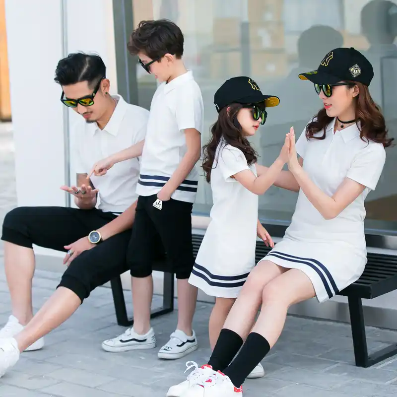 1pc Family Matching Outfits Twinning Mother And Daughter Clothes