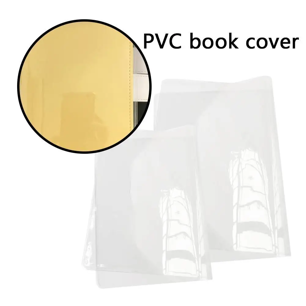 Новый DIY Прозрачная Обложка из ПВХ книга A5 A6 2019 новые школьные Канцтовары на