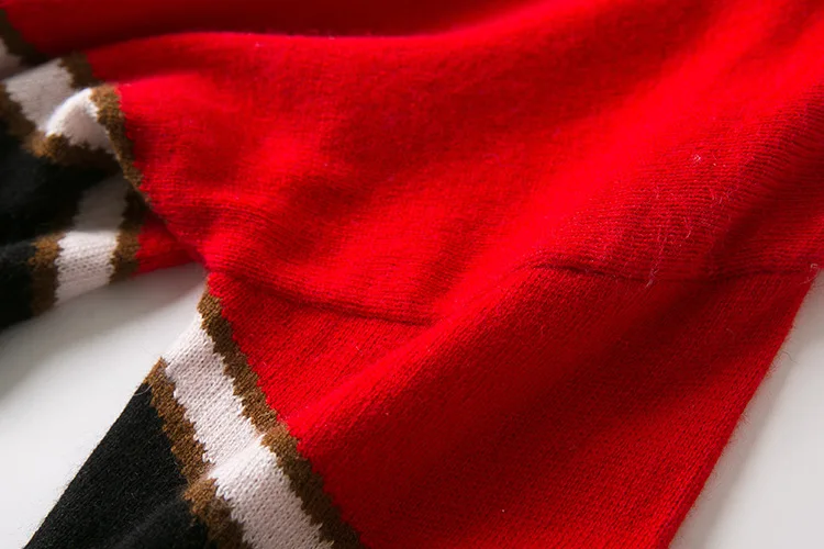 Сезон осень-зима; Новая женская Норковая меховая декоративный воротник из смесовой шерсти вязаный свитер