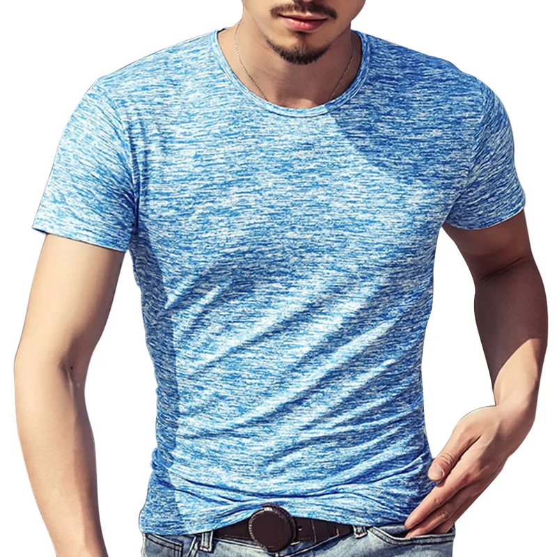 

Fashion Summer Men T Shirts Sportswear Print Top Tees Men Clothing 2019 Short Sleeve Casual O Neck cotton slim Fitness Tee shirt