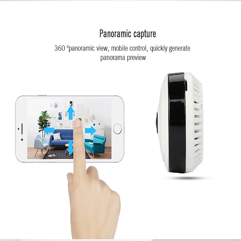 

YA-YN8 Wi-fi Mini IP Camera 360 Degree Home Security Wireless P2P Wifi IP CCTV Camera 1.3MP 960PH Video Surveillance Cameras