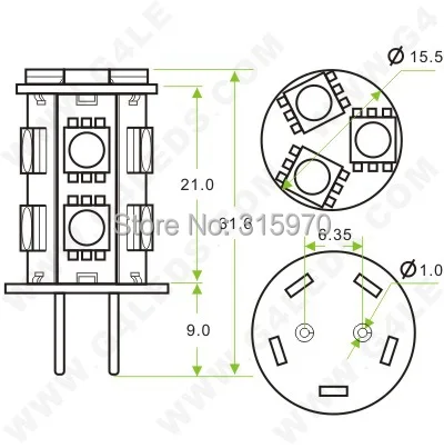 13pcs-5050-g6.35