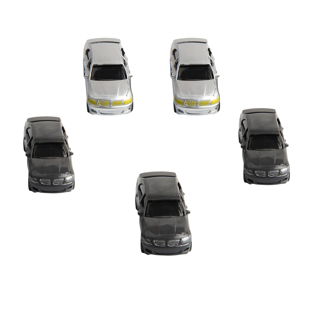 5Pcs 1:75 Scale Car Model Vehicles DIY Sand Table Building Model Materials Scene for Diorama Wargames