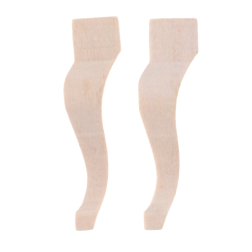 10 Pieces Wood Desk Table Legs For 1/12 Dollhouse Miniature Layout DIY House Accessories