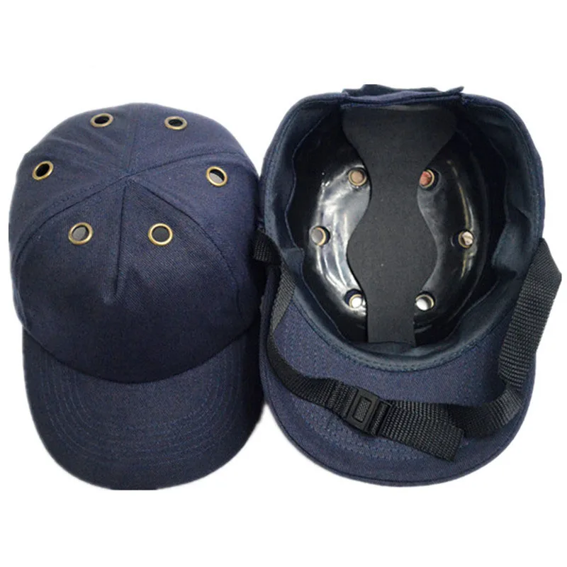 Berretto antiurto casco di sicurezza sul lavoro calotta interna in ABS  cappello da Baseball stile cappello rigido protettivo per abbigliamento da  lavoro protezione della testa Top 6 fori|hard hat|work safety helmetsafety  helmet -
