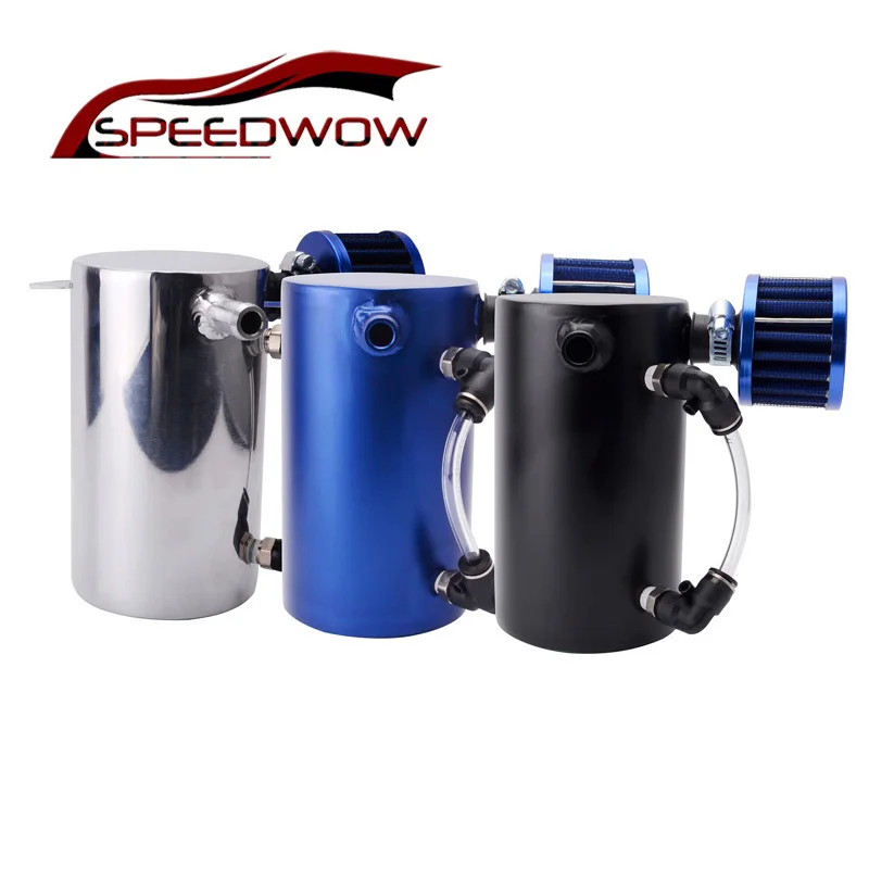 SPEEDWOW 0.5L алюминиевый резервуар для ловли масла, резервуар для масла с фильтром, резервуар для ловли масла, дышащий резервуар