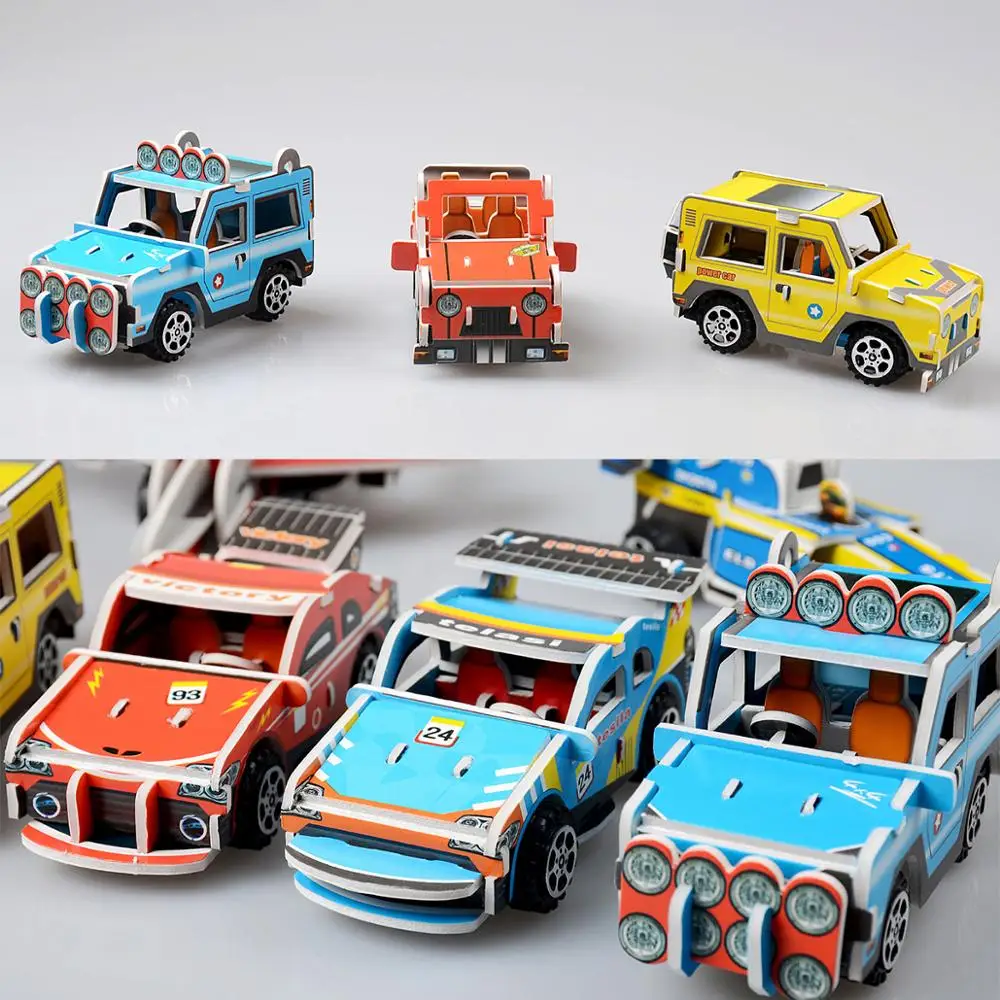 3D Коробочная трехмерная бумажная головоломка модель «сделай сам» головоломка в собранном виде, игрушка для автомобиля, детский сад, игра, призы, Бумажная модель