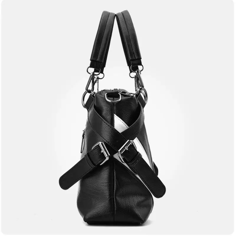 LUXY القمر النساء حقيبة أزياء سيدة أعلى-حقائب بيد خليط حقائب عالية السعة حزمة الإناث حقيبة السيدات اليومية يد