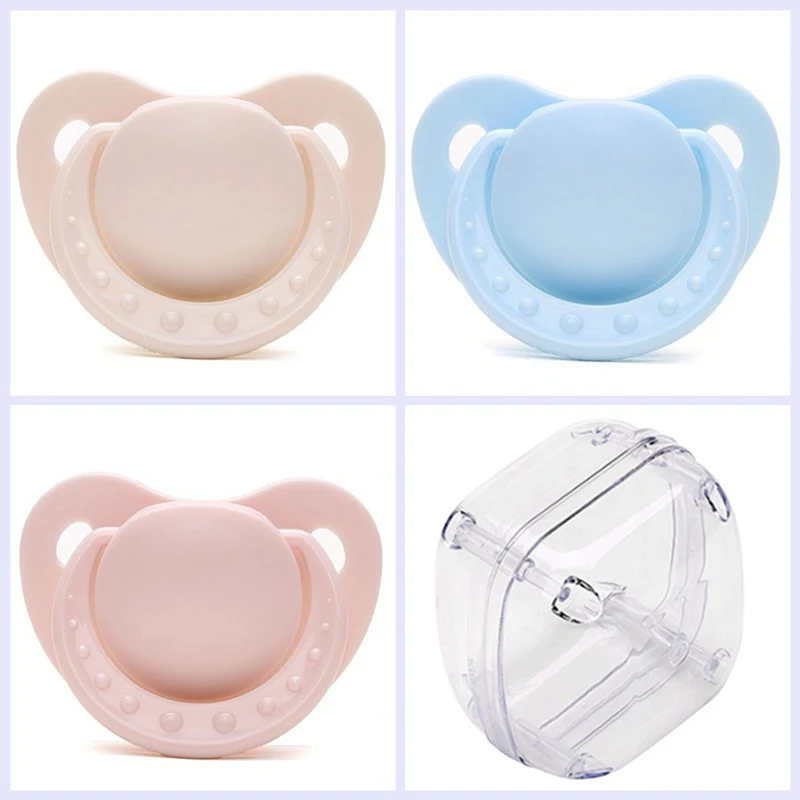 

Big Size Food Grade Silicone Nipples Adult Pacifier Funny Parent-child Toys