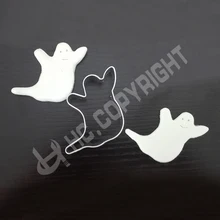 2 шт./компл. Хэллоуин призрак форма, алюминиевый сплав резак сахарный пирог выпечка печенья инструмент шоколадная паста DIY кухонная посуда