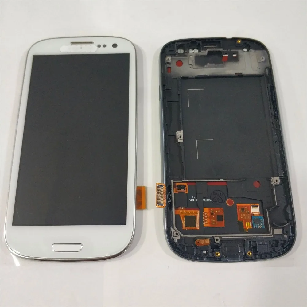 

KJT For SAMSUNG Galaxy S3 GT-i9300 i9300 LCD+frame display Touch Screen Assembly Replace 100% Tested