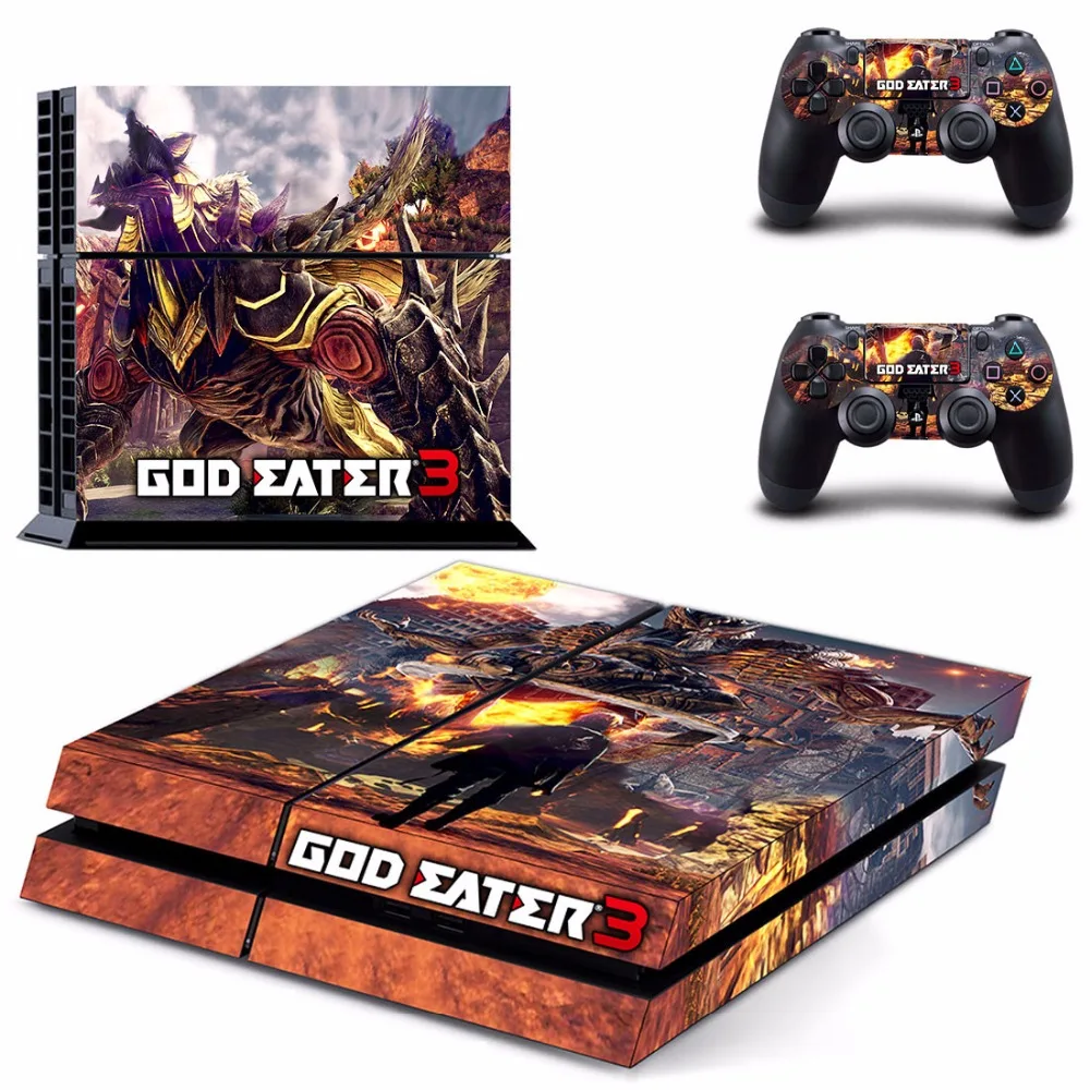 Игра изготовленные на заказ God Eater 3 PS4 кожи Стикеры наклейка для Sony Игровые