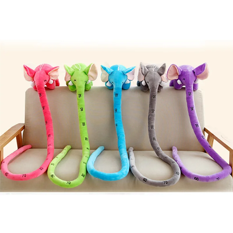 

Long Nose Elephant Animal Dolls 120 cm Plush Toys High Quality Soft PP Cotton Funny Birthyday Gift for Children Cushion Toy