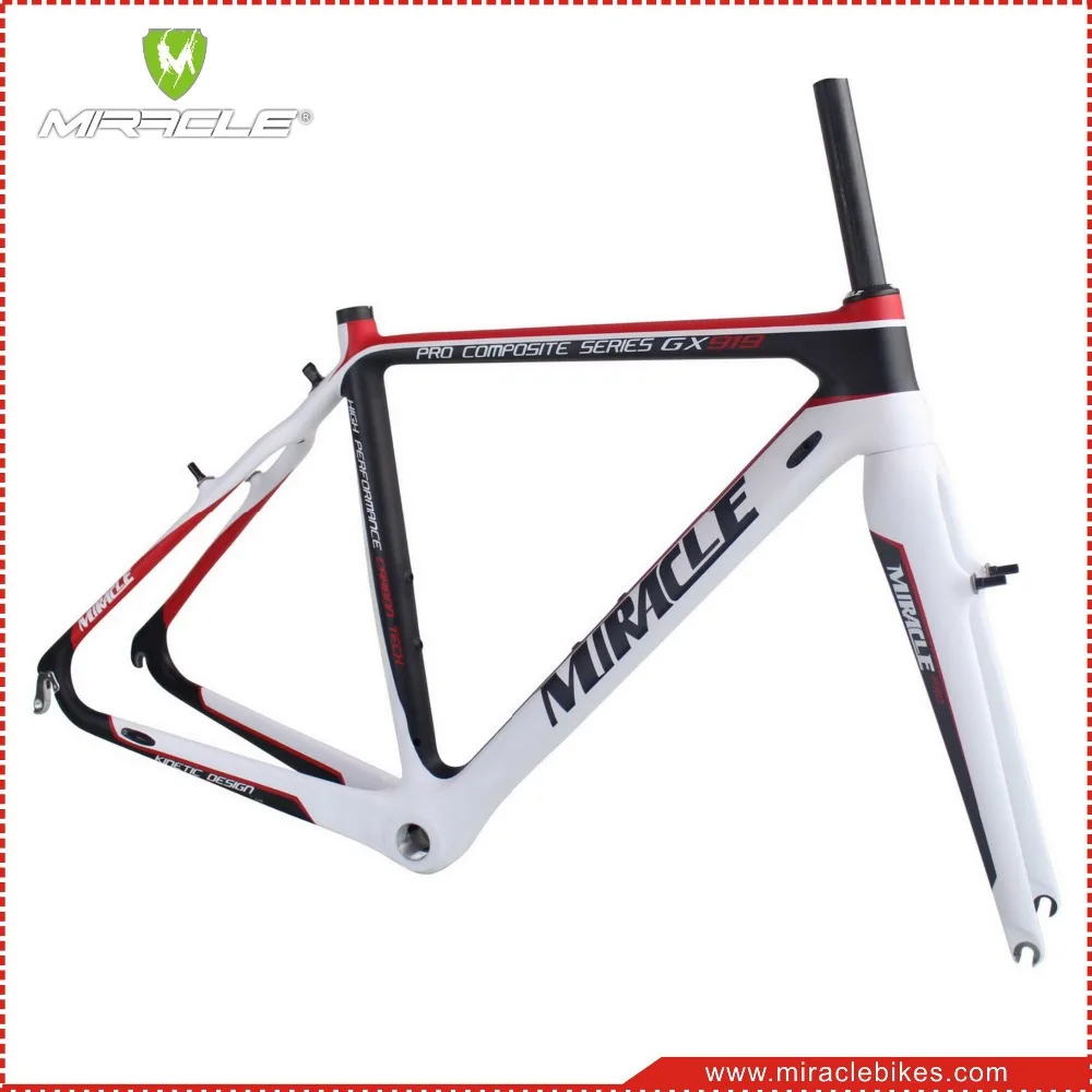 Miracle new design cyclocross bikes carbon fork,V-brakes CX carbon fork,cyclocross bikes carbon fork,taper CX carbon fork