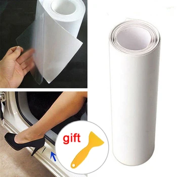 

Wraps Clear Decors Anti Scratch Decals Door Protector Sill Sticker Vinyl Film Paint DIY OPVC Transparent Covers