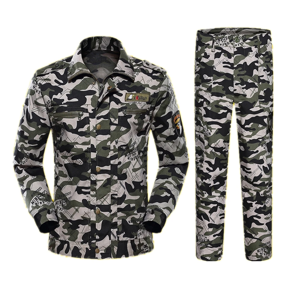 Военная форма зимняя камуфляжная армейская куртка брюки карго Uniforme Militar