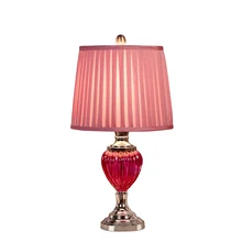 Свадебное платье стол в европейском стиле лампа прикроватная розовая теплая Творческая настольная лампа современная простая