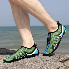 Новинка; водонепроницаемая обувь; Мужская и женская быстросохнущая обувь для плавания; пляжная обувь для пары; мягкие пляжные туфли на плоской подошве