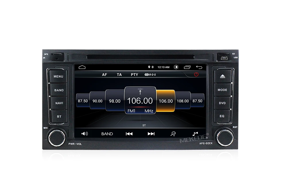 Android 8,0 автомобильный dvd-плеер радио для VW Touareg Multivan T5(2002-2010) с gps Navi wifi Canbus BT RDS 1024*600