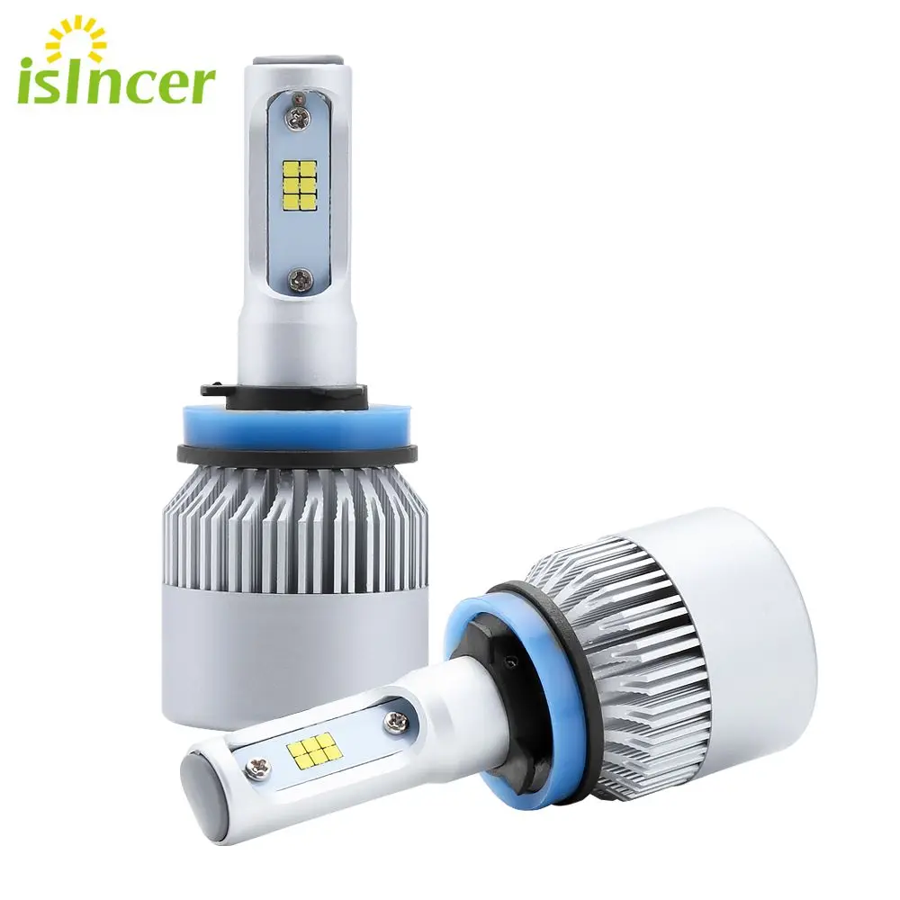 

Car-styling iSincer H7 H4 H11 LED Car Headlight Bulb 12V LED Lamp Motorcycle CSP Car Headight H1 H3 8000LM Headlamp 6000K S2