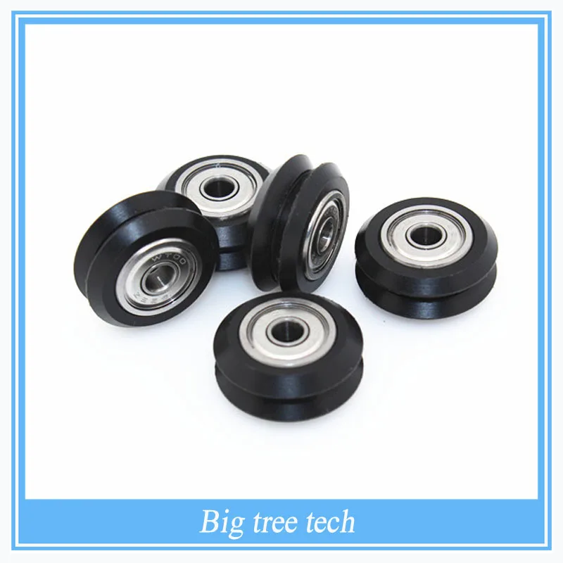 10pcs CNC Openbuilds Plastic wheel POM with Bearings W type double V