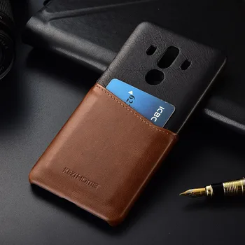 

Kezihome Phone for Huawei Mate 10 pro Case Genuine leather Ultra-thin Hard Back for Huawei Mate 10 Pro Case Cover Anti-Scratch