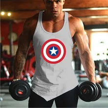 Новая спортивная футболка без рукавов для бега, летняя хлопковая майка с круглым вырезом и неровным подолом