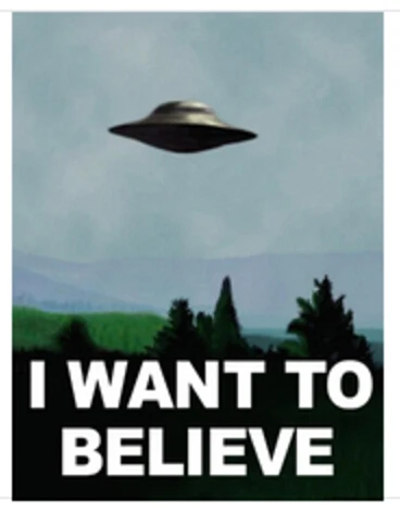 

Hot Sale I want to believe Canvas Fabric Poster Prints high quality picture nice movie style custom poster