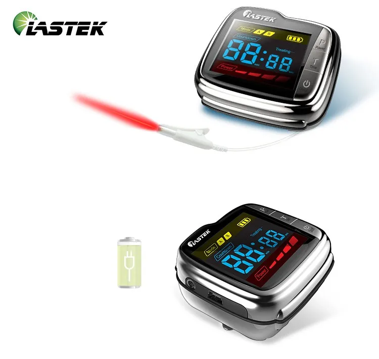 Lastek soft laser therapy watch Laser Therapy Device to Reduce high Blood Pressure , High Cholesterol wrist soft laser therapy device with 18 lasers points for high blood pressure high blood sugar body pain relief