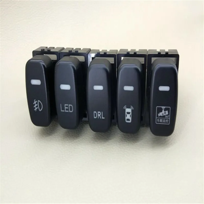 

JINGHANG Excellent Quality For Mitsubishi Pajero fog lights button & LED switches & DRL switch & Recorder switch & Radar switch