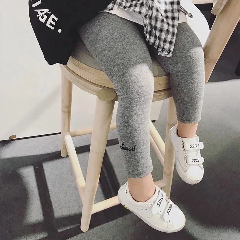 Buy 2019 Pure Black Trousers Girls Leggings Baby Girl