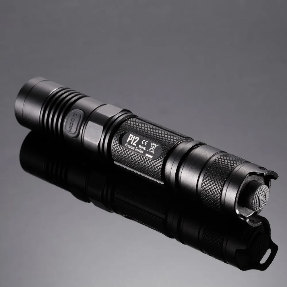 Распродажа NITECORE P12 тактический фонарь 1000 люмен Cree XM-L2 U2 светодиодный 18650 уличный походный Карманный EDC портативный фонарь