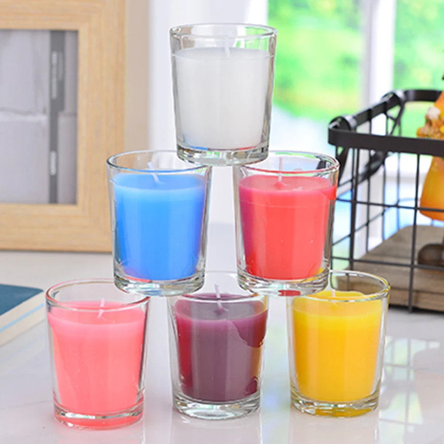 Decorative Scented Candles In Glass Aromatherapy Romantic Jar Candles