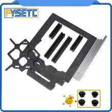 С настраиваемым потоком воздуха, клон kayfun оригинальный Prusa i3 MK3 3D-принтеры Запчасти Алюминий рамка Алюминий черный алюминиевый профиль и гладкие стержни комплект