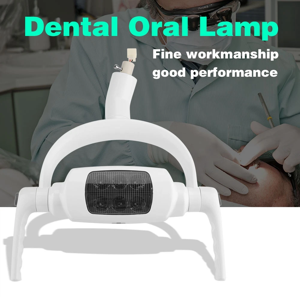 

6 LED Dental Teeth Lamp Oral Light Induction Unit Chair Tool 12V 6000K with Arm