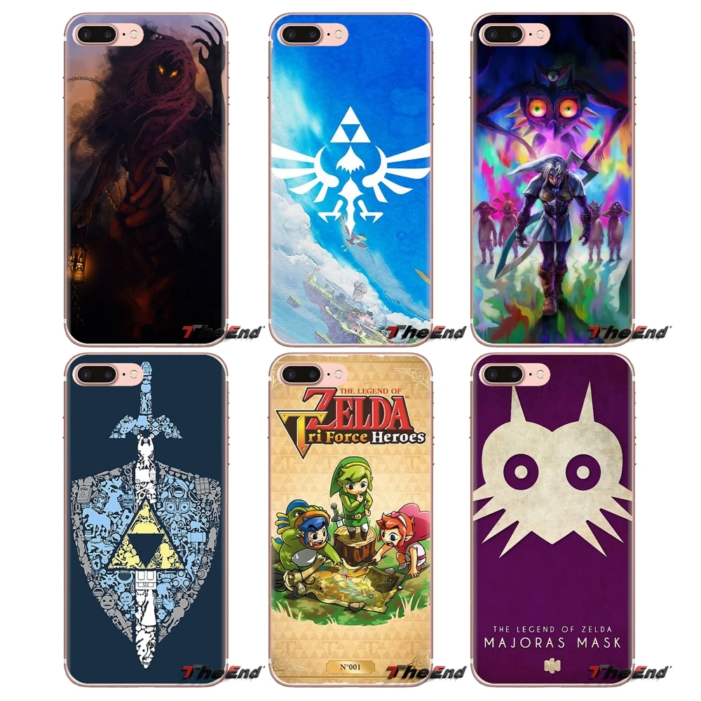 Прозрачные мягкие чехлы с блестками Legend of zeldas мэджоры маска для samsung Galaxy S3 S4 S5 мини