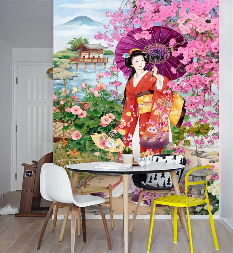 Японская Сакура Красота фото обои на заказ 3d обои 3d обоев Спальня ТВ фон для покрытия стен обои