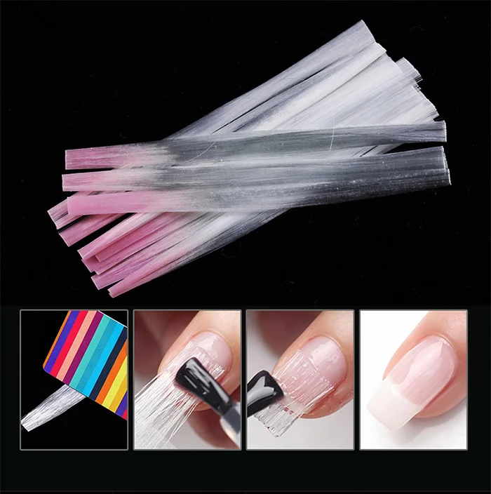 Nail Art Fiberglass for UV Gel DIY Nail Extension Fiber Fibernails Tool Nail Acrylic Tips Fiber Glass For Nails Building Gel