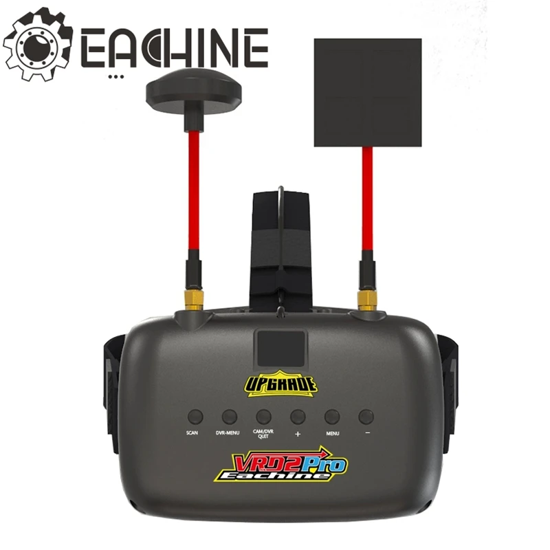 Eachine VR D2 Pro 5 дюймов 800*480 40CH 8G разнообразие FPV очки w/DVR объектив Регулируемый с