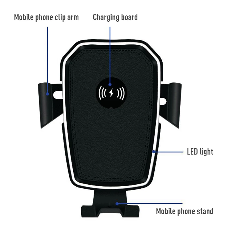 10 Вт беспроводное автомобильное зарядное устройство кронштейн для IPhone samsung Qi Беспроводное зарядное устройство Быстрая зарядка автомобильный держатель телефона Авто интерьерные аксессуары