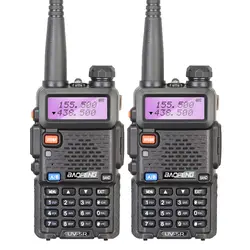 2 шт. BaoFeng UV-5R 136-174/400-520 мГц двухдиапазонный DCS DTMF CTCSS FM ветчиной рации