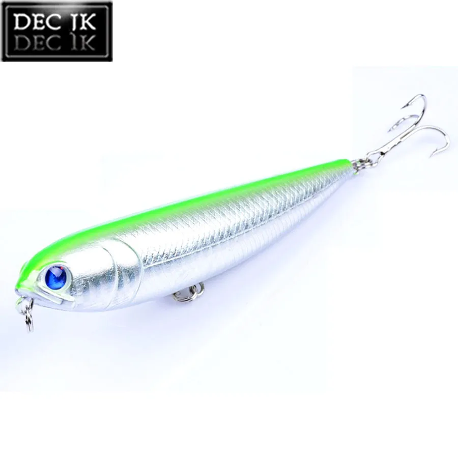 Plastic Hard Floating Pencil Sea Fishing Lure Wobblers For Pike Trolling 1PCS Saltwater Fake Artificial Bait For Fishing Tackle (2)