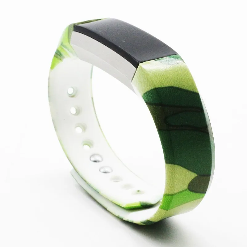 Patterns Large & Small Silicone Fitbit Alta Wristbands Sports Smart DIY Watch Bands Bracelet Strap Replacement in 20 Colors (37)