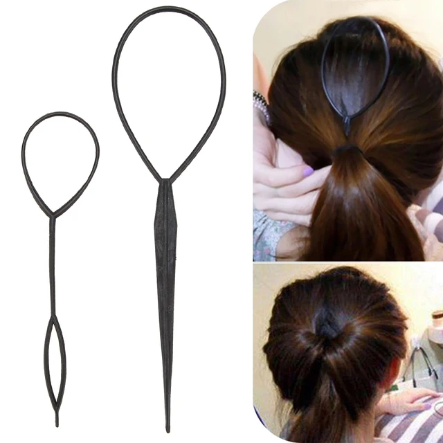 Buy 2pcs/set Pull Hair Needle Ponytail Hair Braider