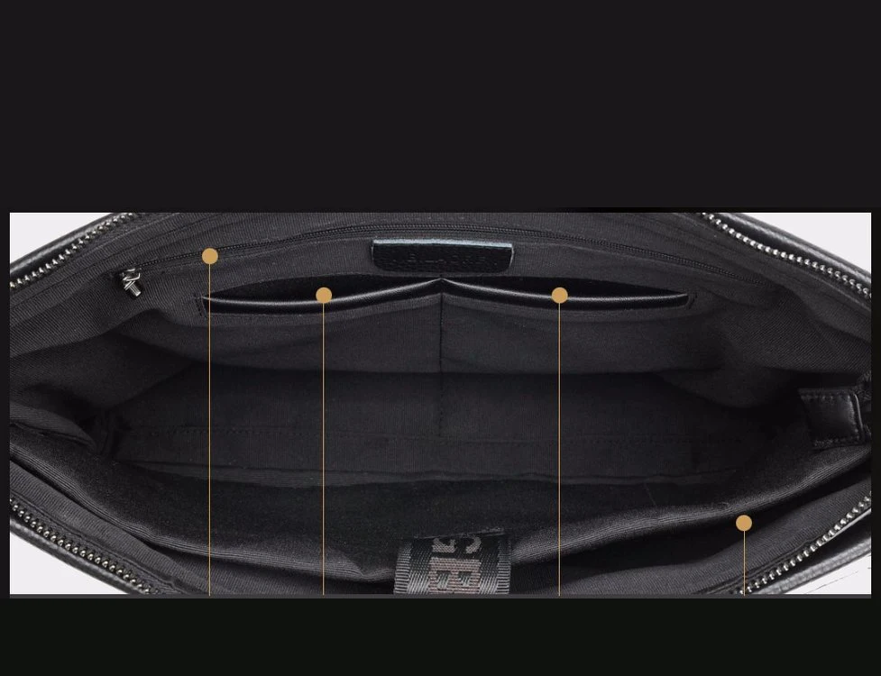 Новый Для мужчин кожаные сечение Портфели плечо перекинул сумки Простой атмосфера мода Бизнес сумка для ноутбука