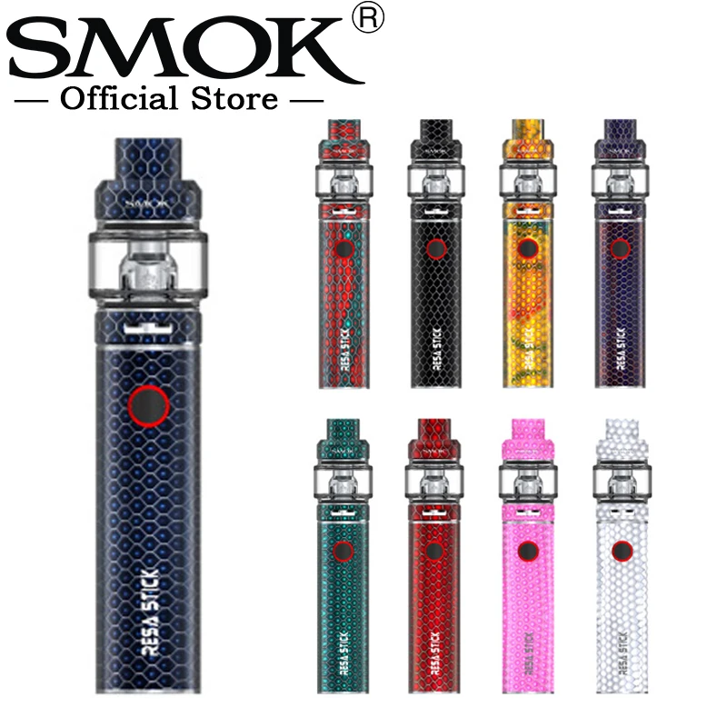SMOK Resa Stick Kit 2000mah Built-in Battery 7.5ml Resa Baby Tank V8 Baby Mesh M2 Coil Electronic Cigarette Kit Vape Pen Style SMOK Resa Stick Kit 2000mah Built-in Battery 7.5ml Resa Baby Tank V8 Baby Mesh M2 Coil Electronic Cigarette Kit Vape Pen Style