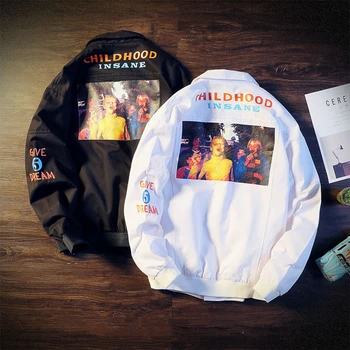 

2019 Spring Jackets Men Korean Casual Plus Size Fashion Streetwear Men Jacket Autumn Loose Roupas casaca triumph jacket 50J0012