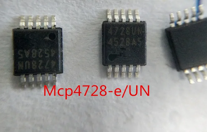 Free shipping Mcp4728 e/UN Mcp4728 e/UN 12BIT W/I2C 10 MSOP MCP4728 E